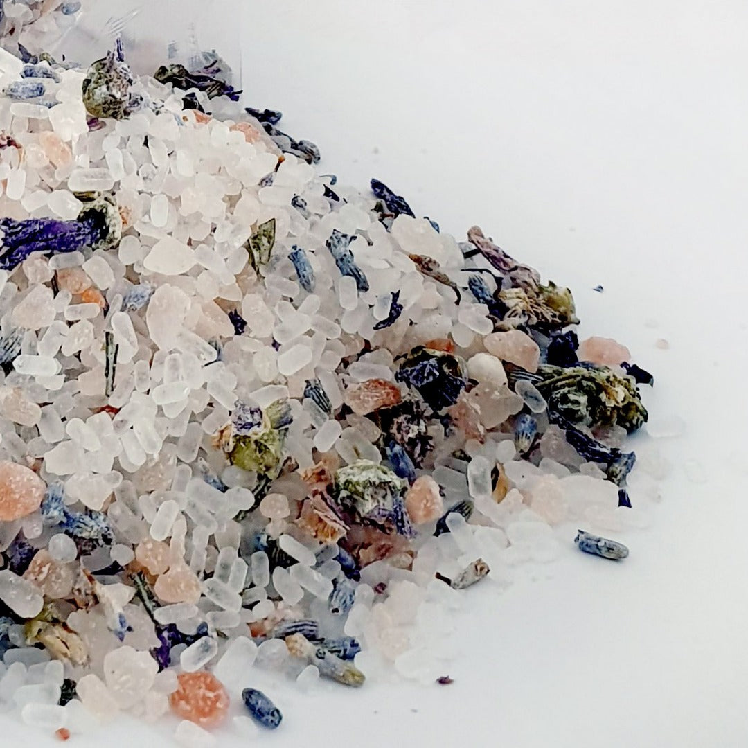 Soothe your senses Lavender Luxury Natural Bath Salts | Epsom Salt Soak Pink Himalayan - 300G