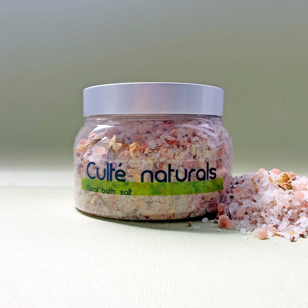 Holistic Hemp Luxury Natural Bath Salt | Epsom Salt Soak Pink Himalayan - 450G